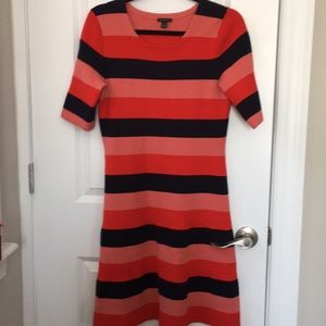 Ann Taylor fitted dress 3/4 sleeves